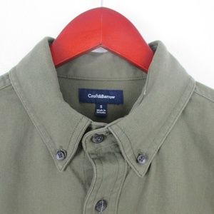 Croft & Barrow Button Down Shirt size Small Green
